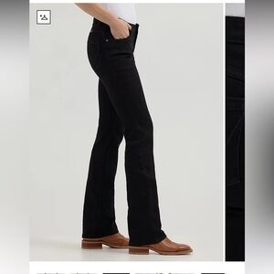 Wrangler riding jeans WILLOW Black 25 x 34 ultimate riding jean higher back